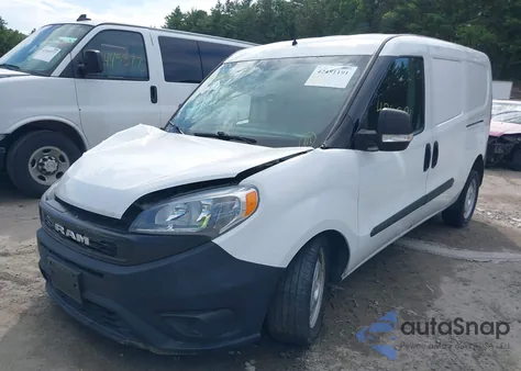 2021 Ram Promaster City Tradesman from USA, damaged, VIN ZFBHRFAB4M6T91557